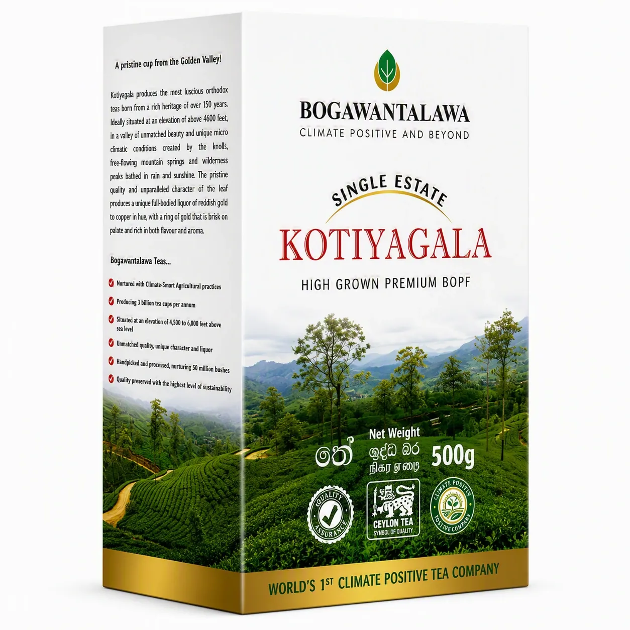 [SE-KOT-500] Single Estate Kotiyagala BOPF - Loose Leaf 500g